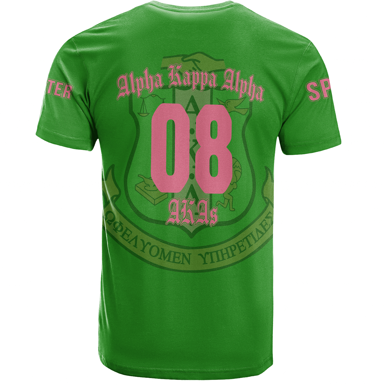 Alpha Kappa Alpha T-Shirt Custom Chapter And Spring Style