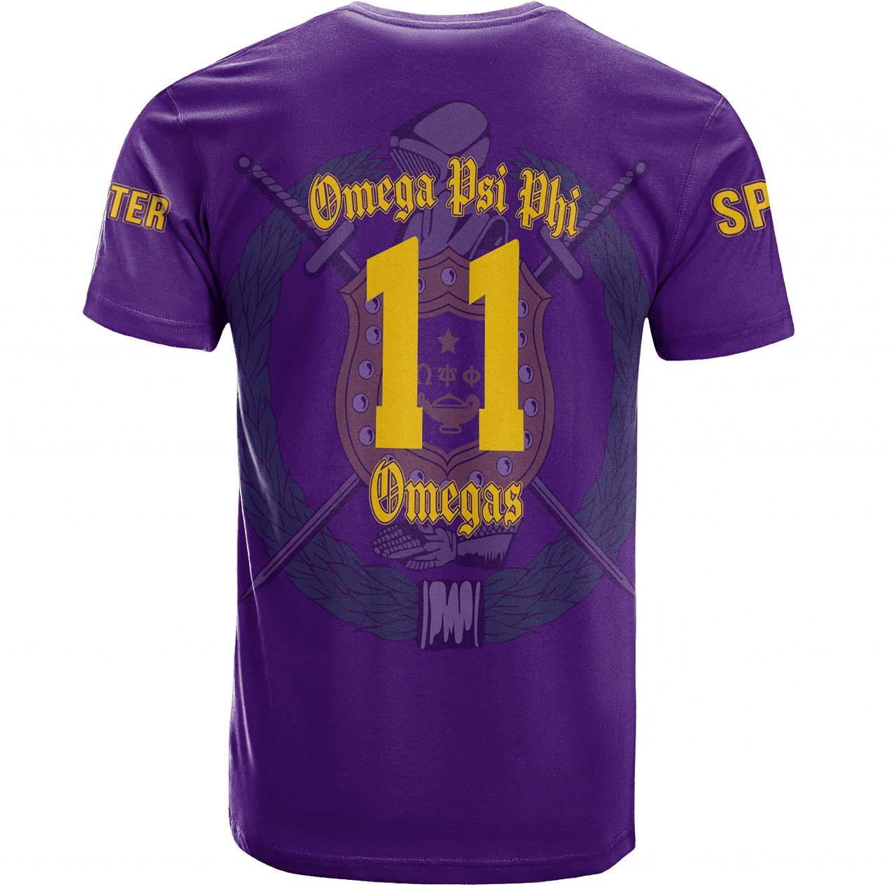 Omega Psi Phi T-Shirt Custom Chapter And Spring Style