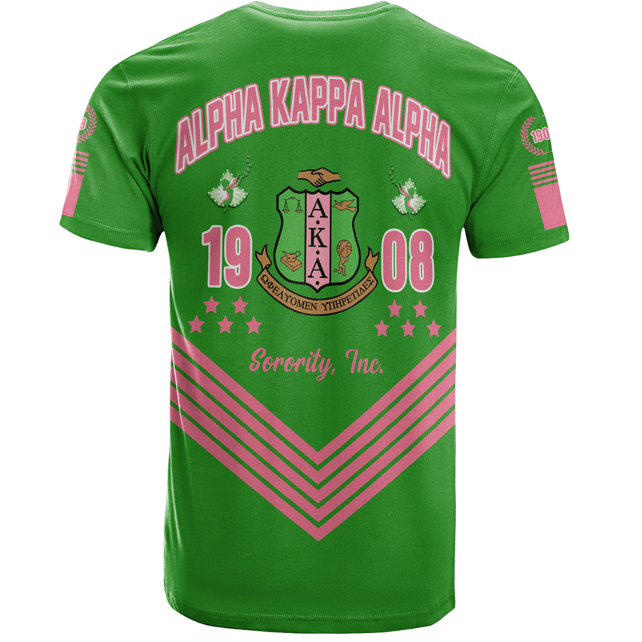 Alpha Kappa Alpha T-Shirt Crest Greek Life