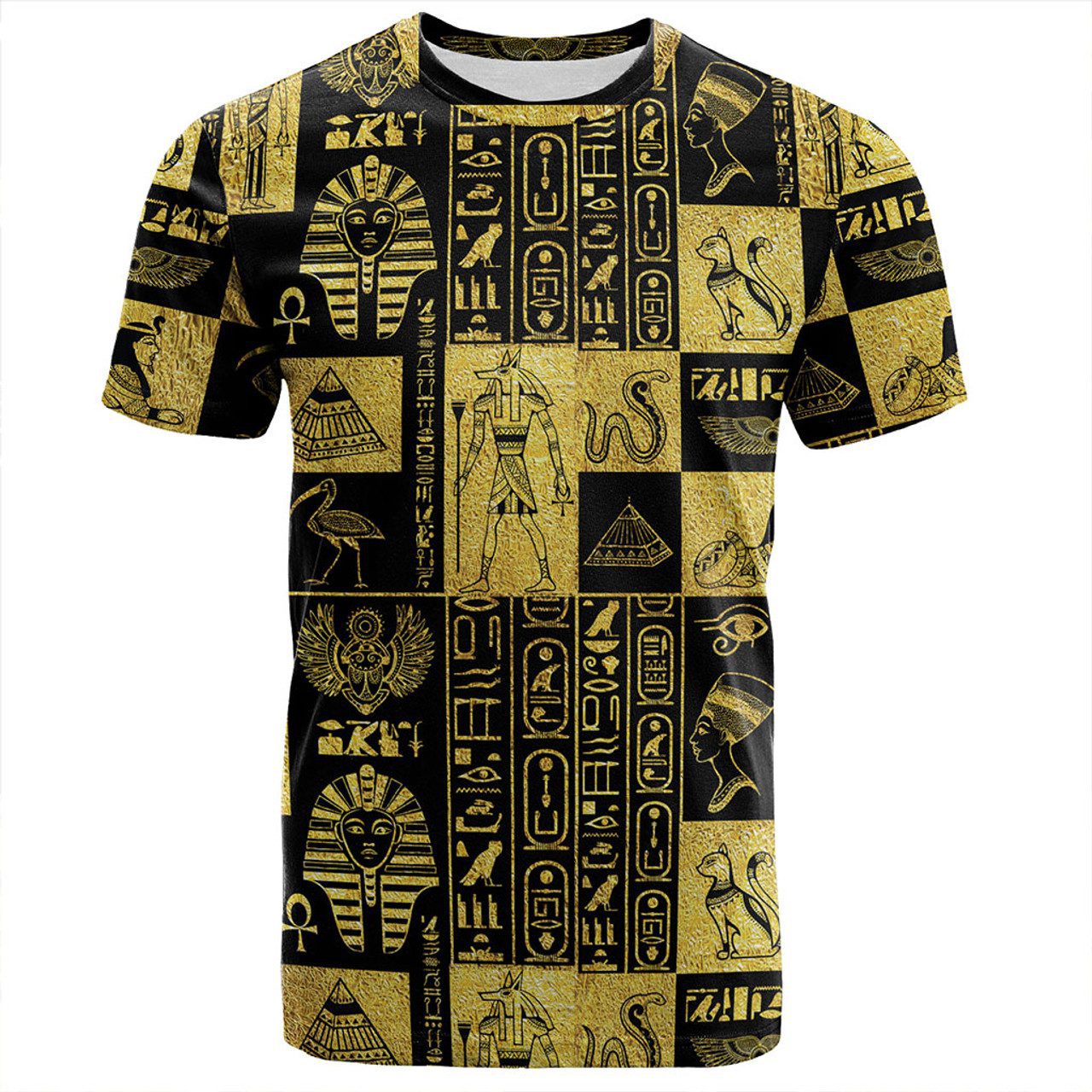 Egypt T-Shirt Symbols Gold