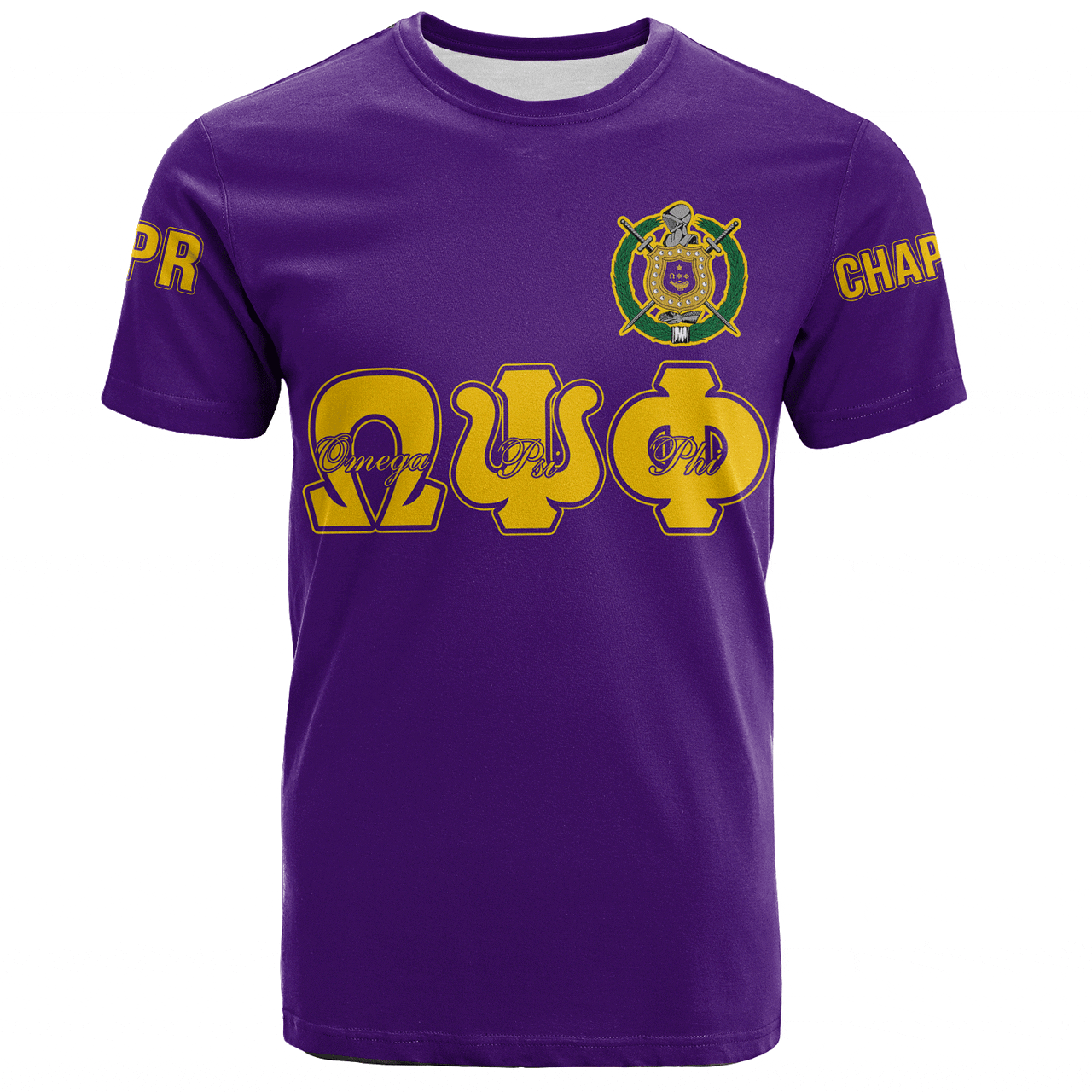 Omega Psi Phi T-Shirt Custom Chapter And Spring Style