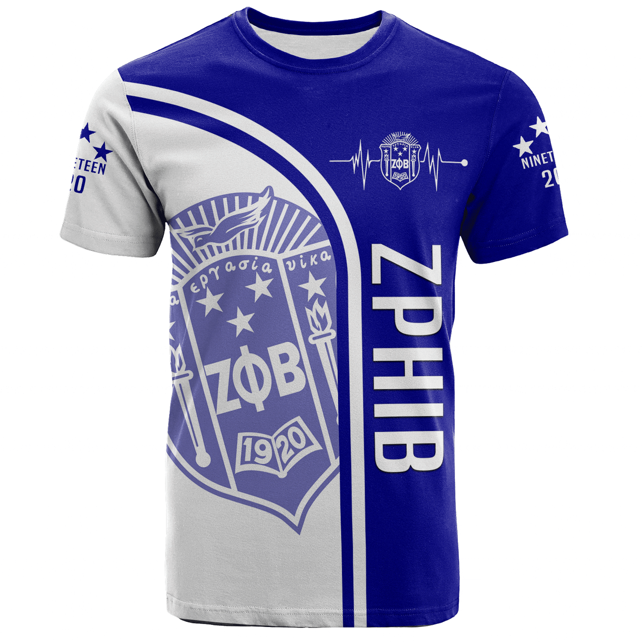 Zeta Phi Beta T-Shirt Custom In My Heart