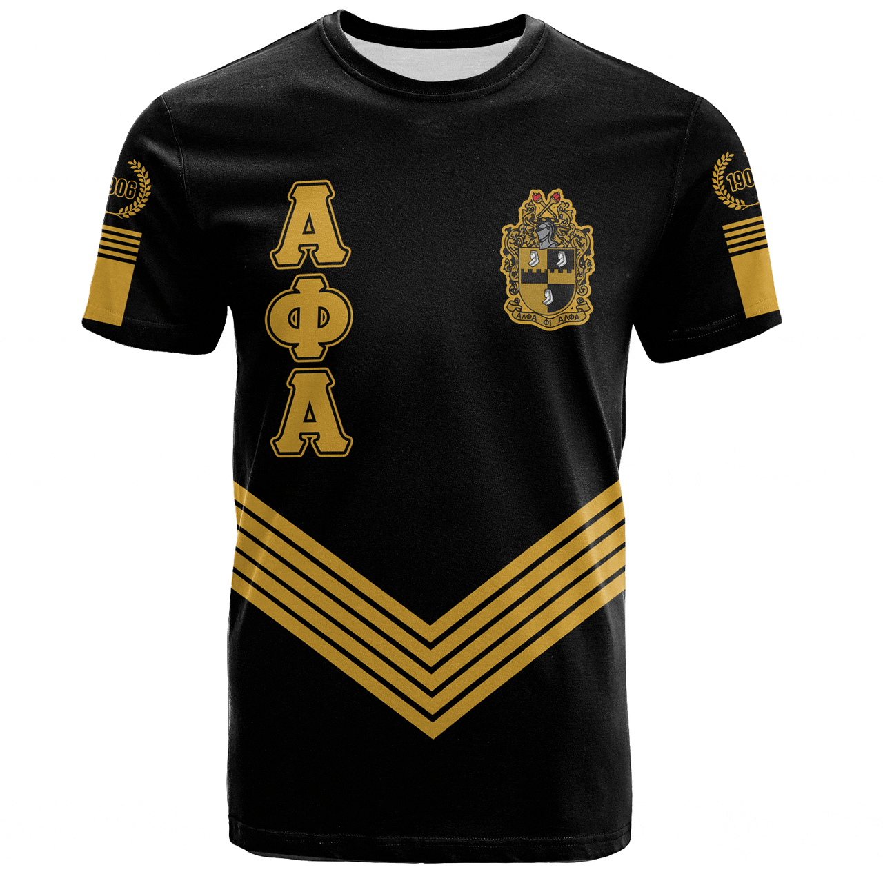 Alpha Phi Alpha T-Shirt Crest Greek Life