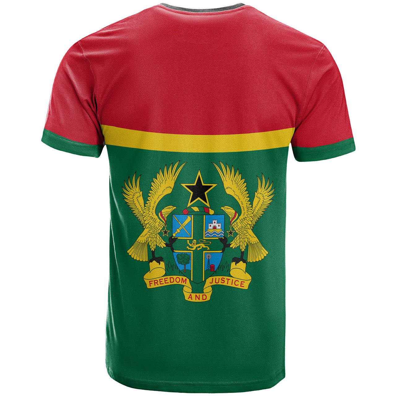 Ghana T-Shirt – Custom Ghana Seal Line Style T-Shirt
