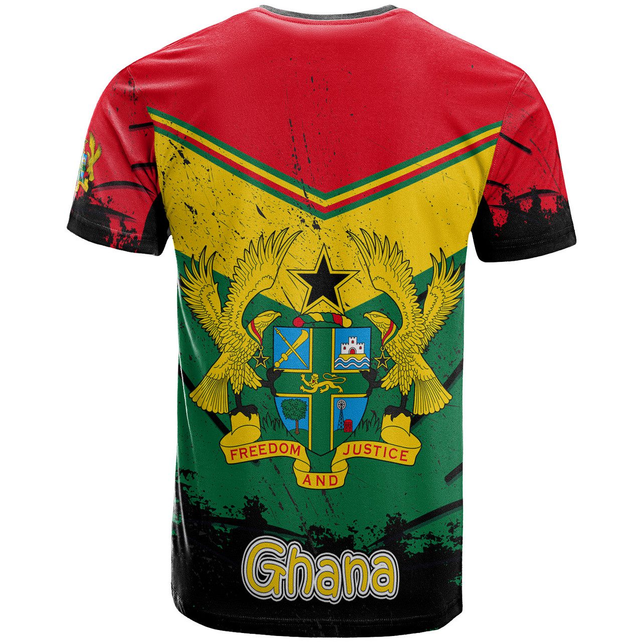 Ghana T-Shirt – Custom Vintage Grunge Style T-Shirt