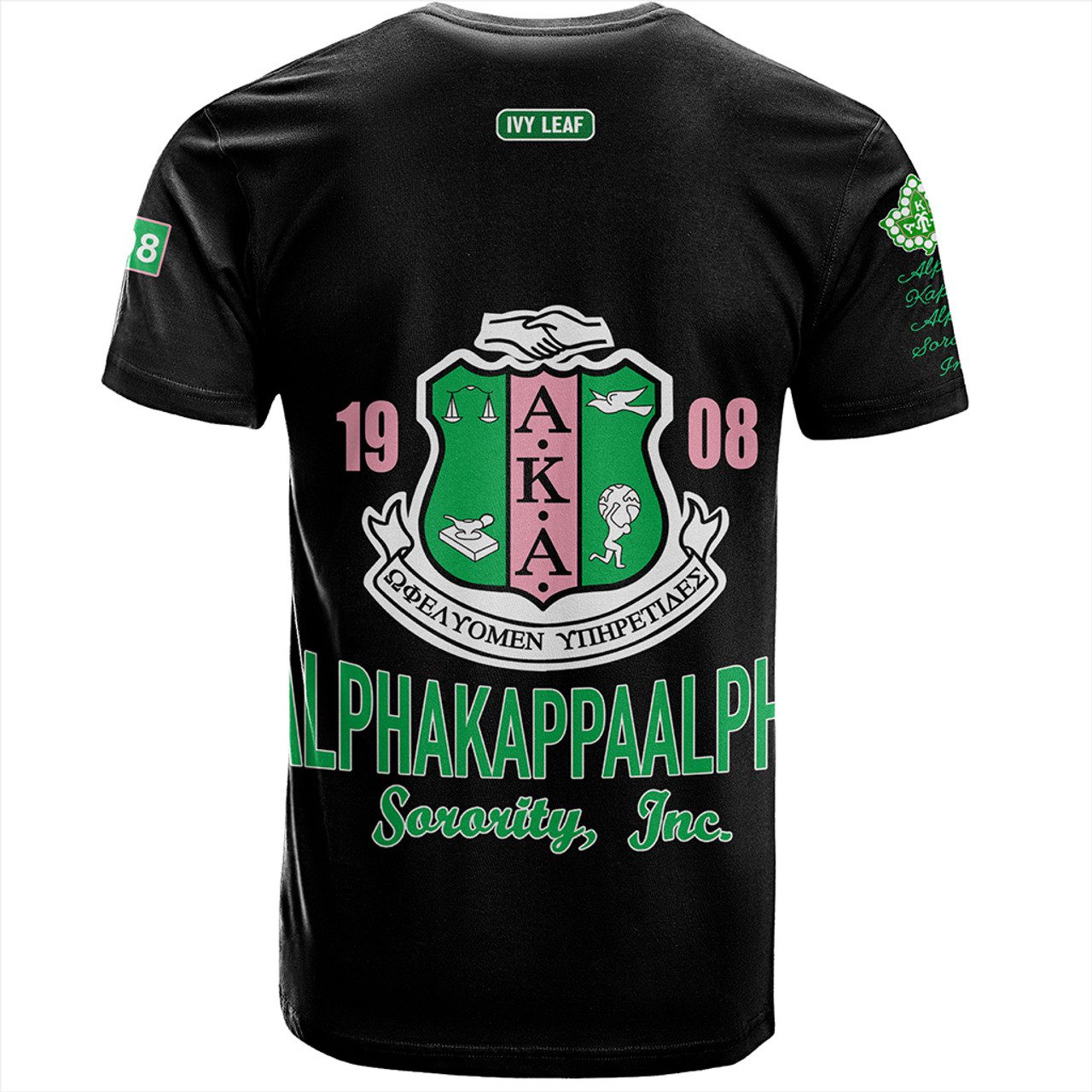Alpha Kappa Alpha T-Shirt Ivy League Sorority 1908