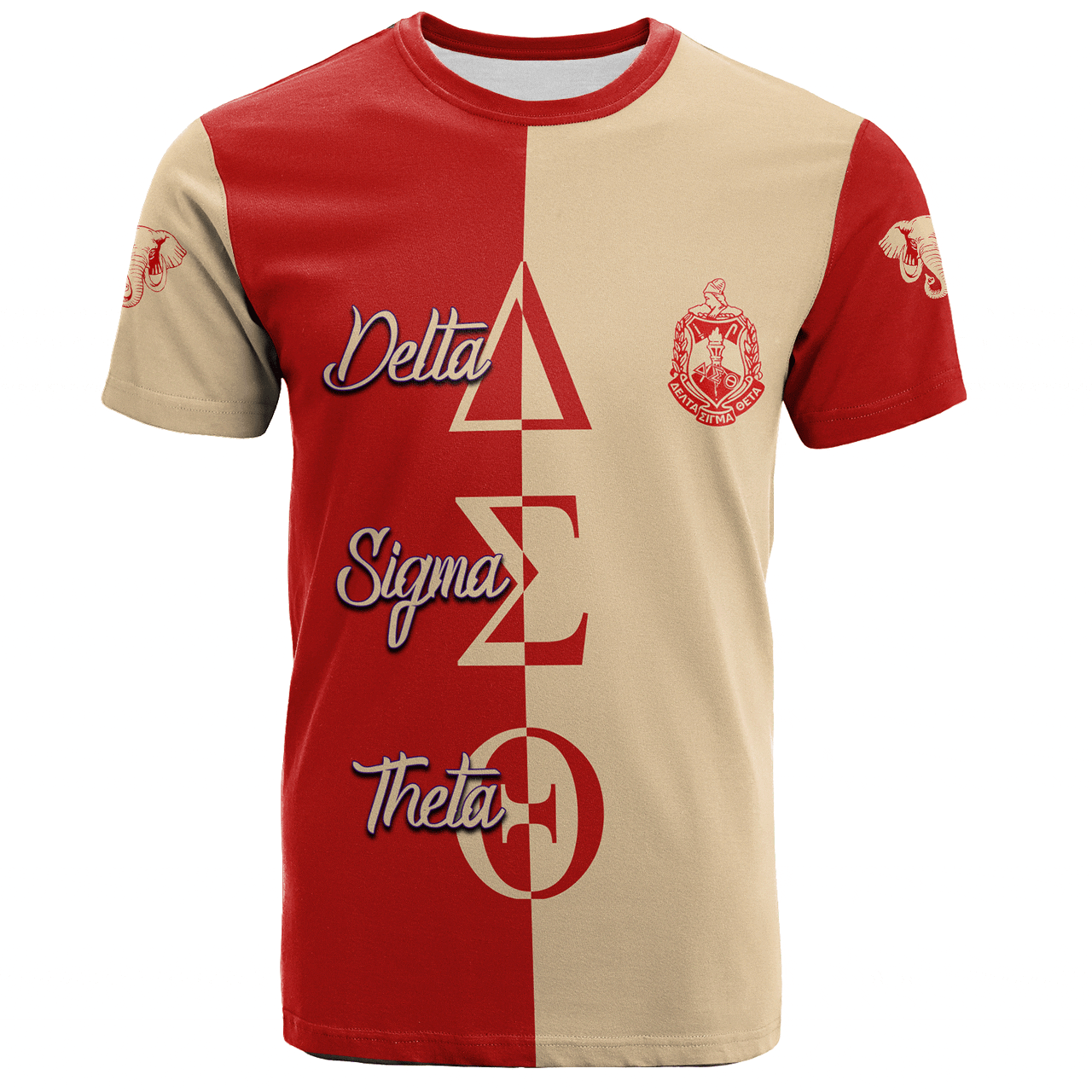 Delta Sigma Theta T-Shirt Half Style