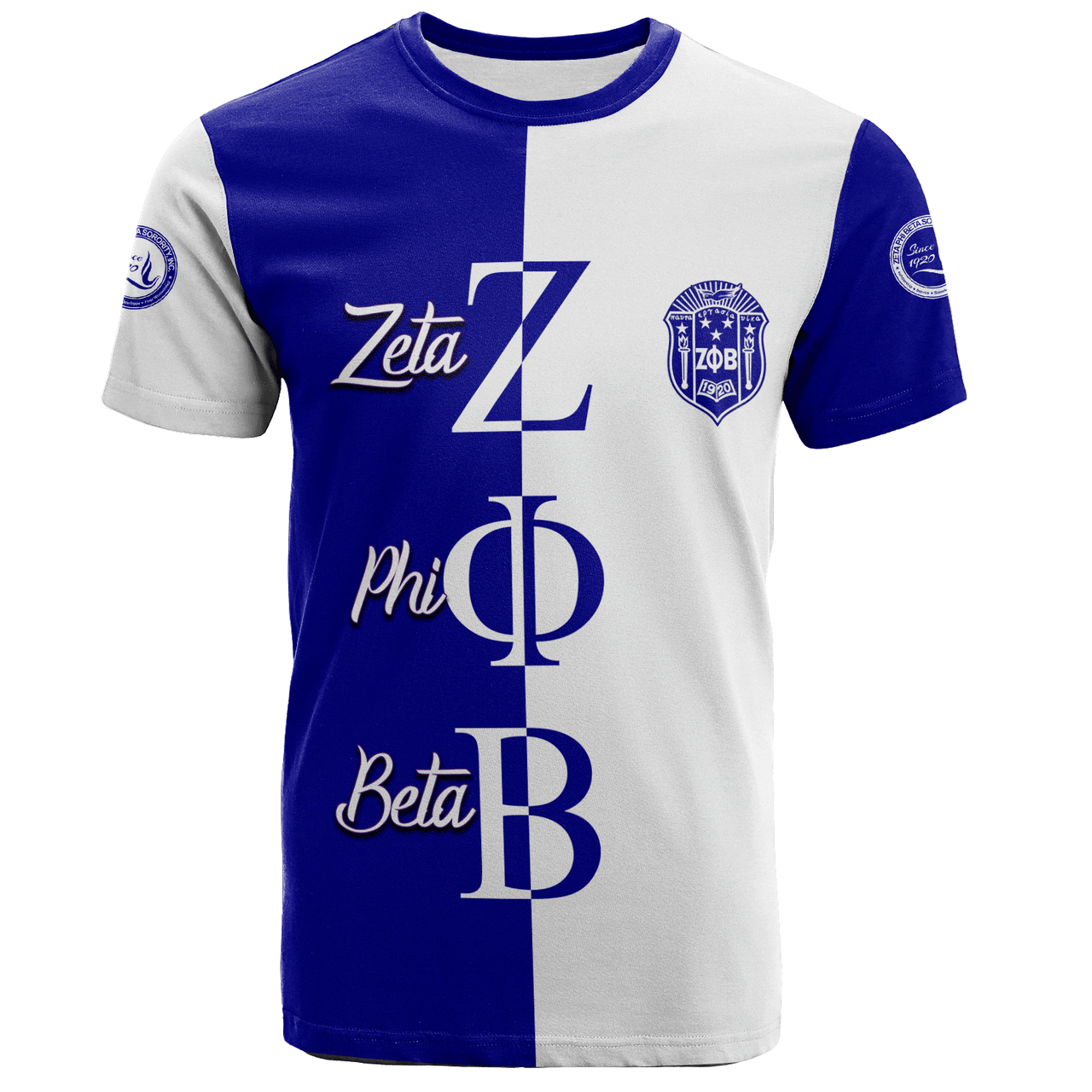 Zeta Phi Beta T-Shirt Half Style