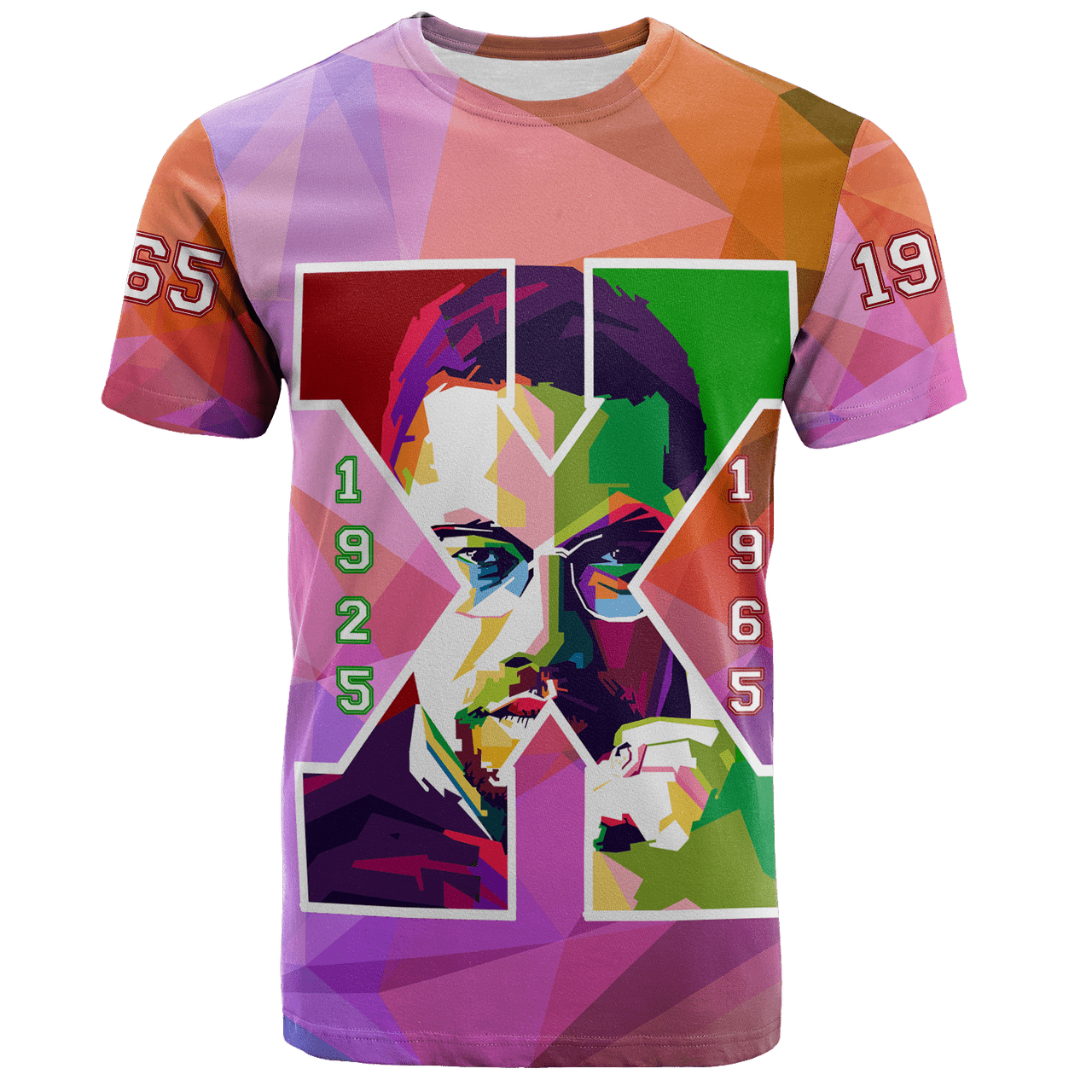 African T-Shirt American Malcolm X