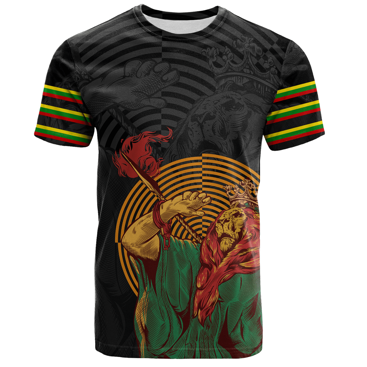 Lion Of Judah Ethiopia T-Shirt – Shadow Style