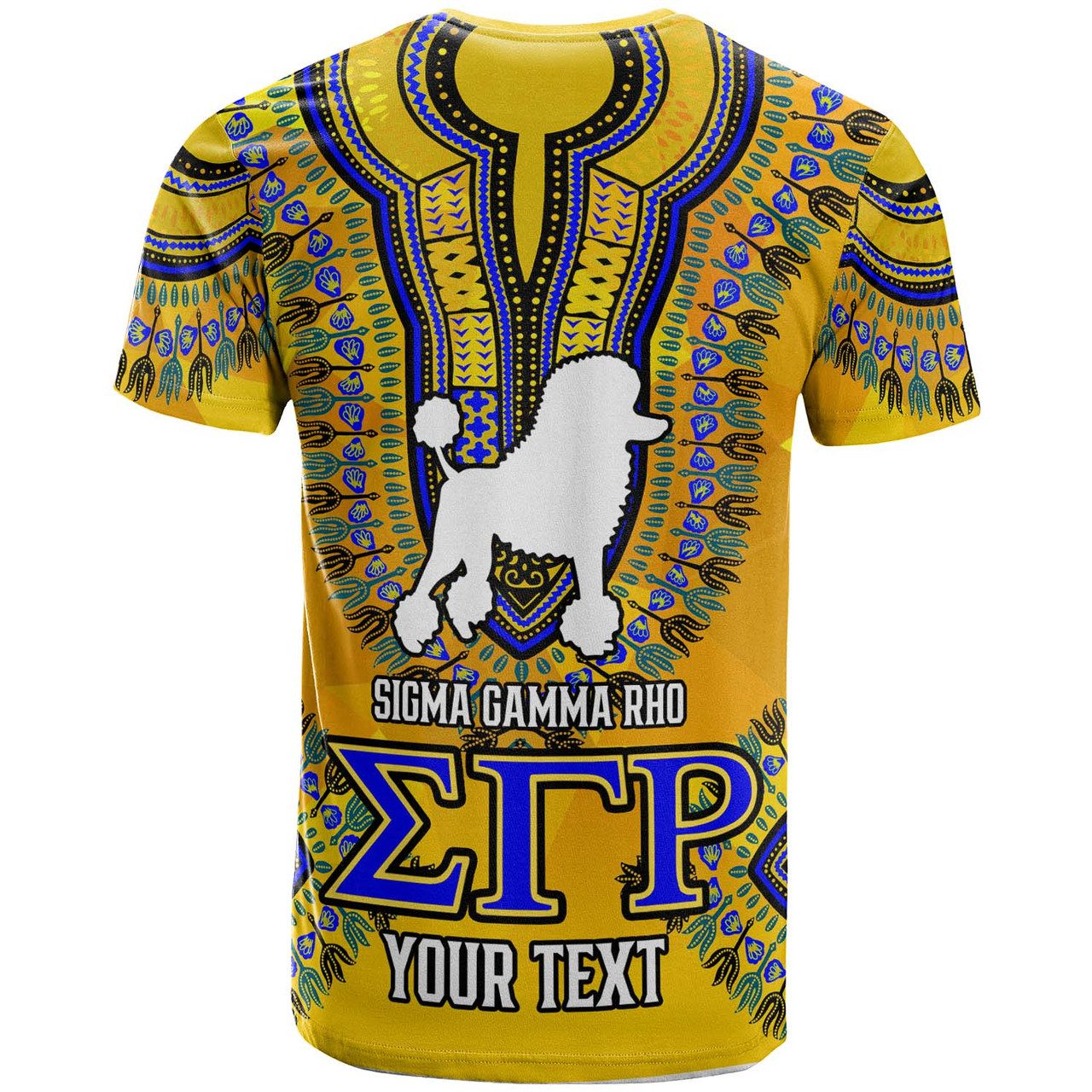 Sigma Gamma Rho T-shirt – Custom Sorority Dashiki Pattern and Sigma Girl T-shirt