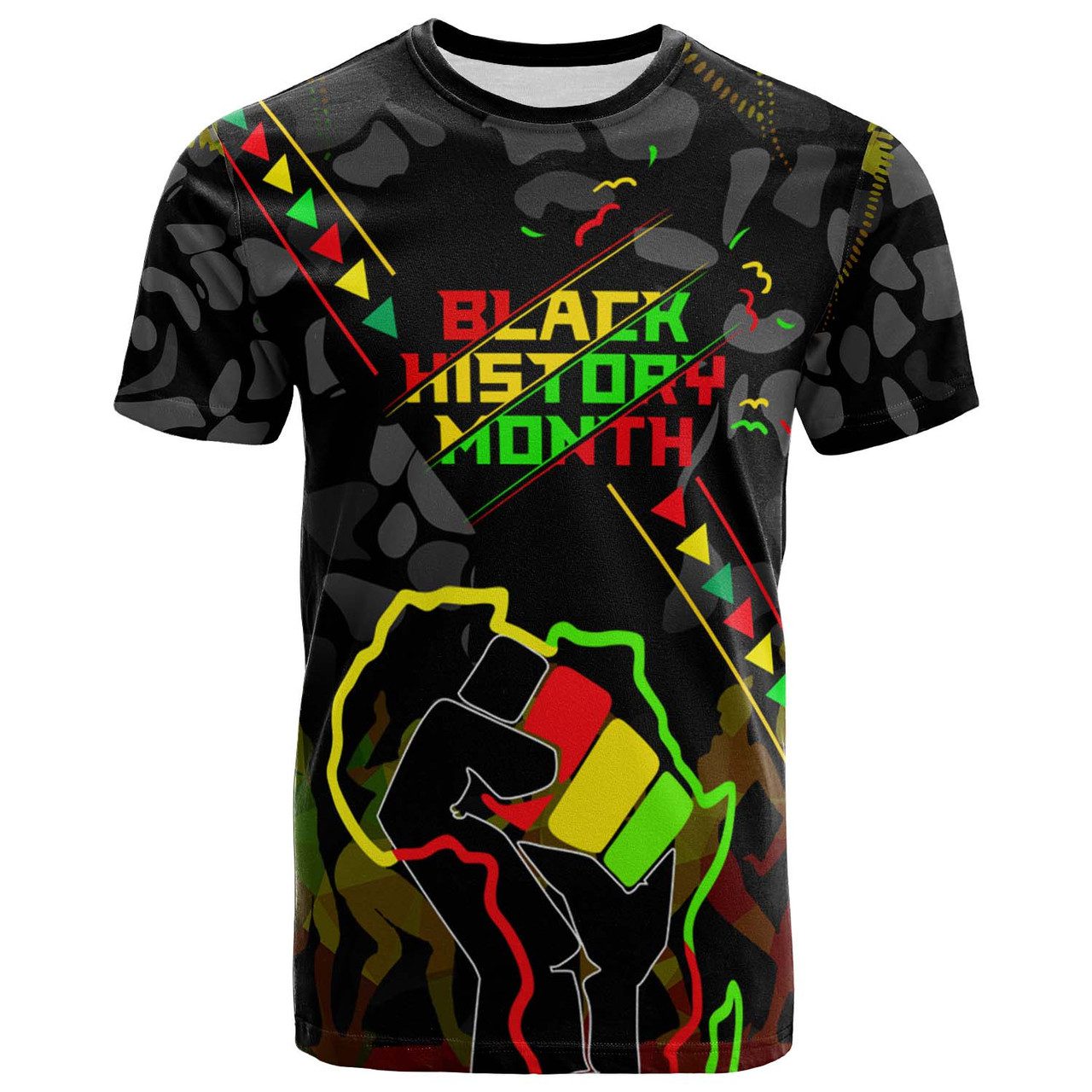Black History T-shirt – Custom Harlem Renaissance Pride African Pattern T-shirt