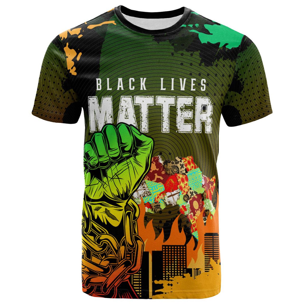 Black History T-shirt – Black Lives Matter Art No Racism African