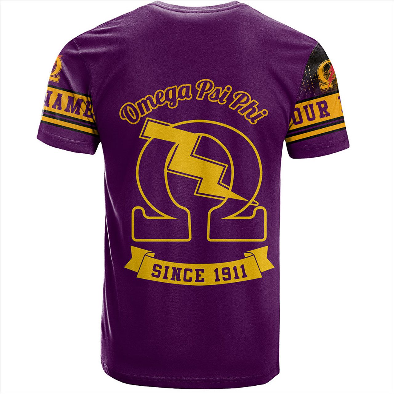 Omega Psi Phi T-Shirt Custom Big Golden Bulldog