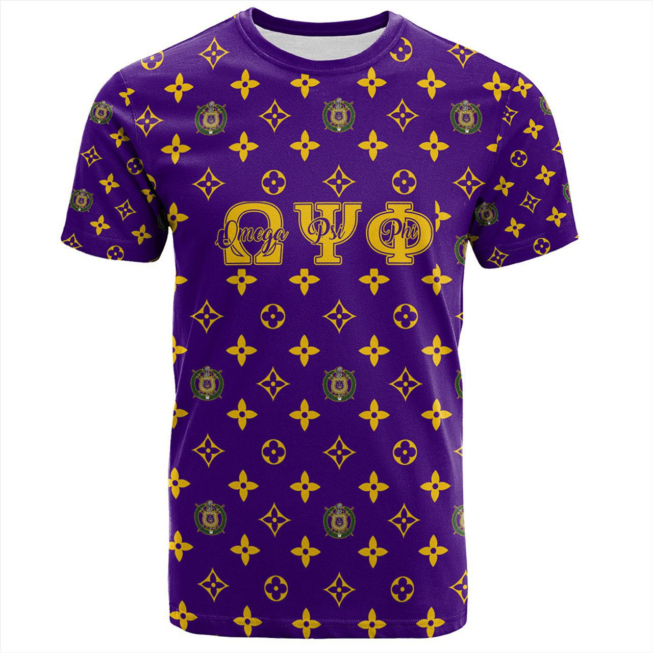 Omega Psi Phi T-Shirt LouisV Pattern