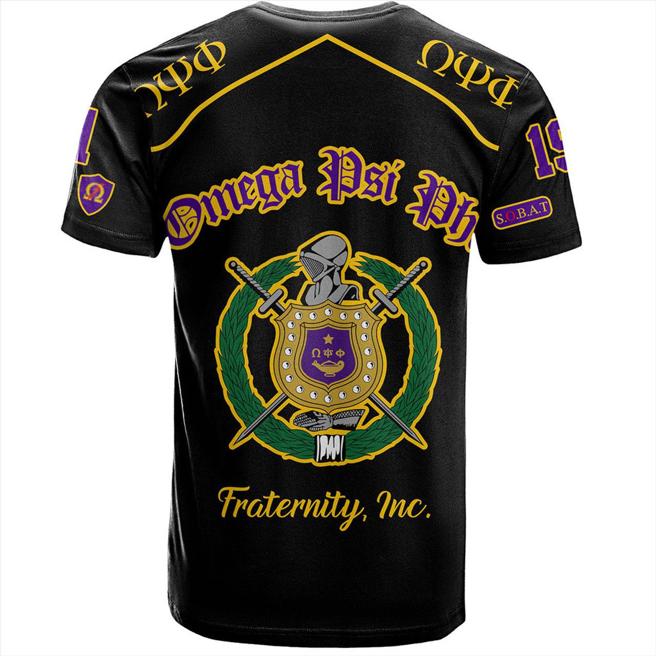 Omega Psi Phi T-Shirt Sobat Fraternity