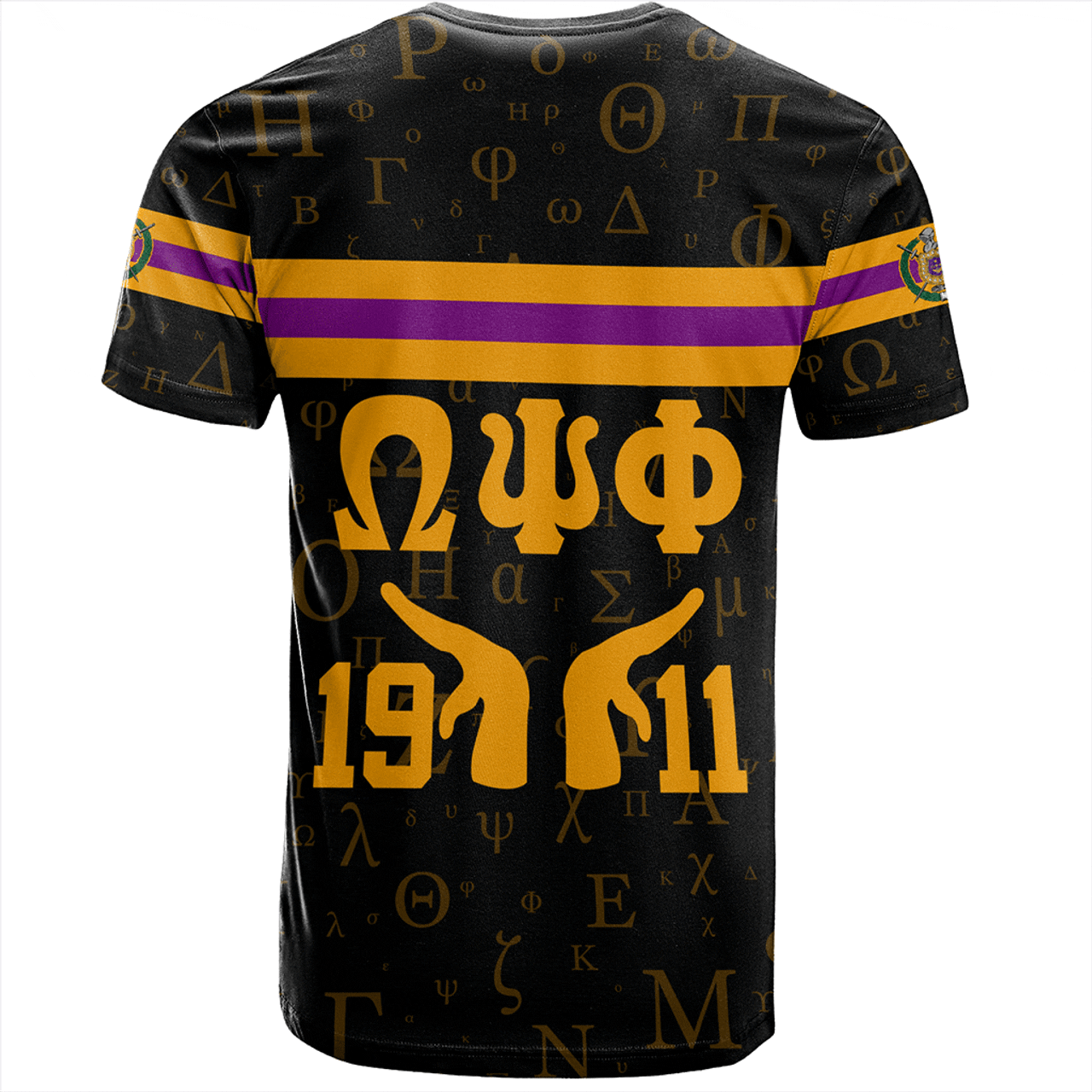 Omega Psi Phi T-Shirt Alphabet Style