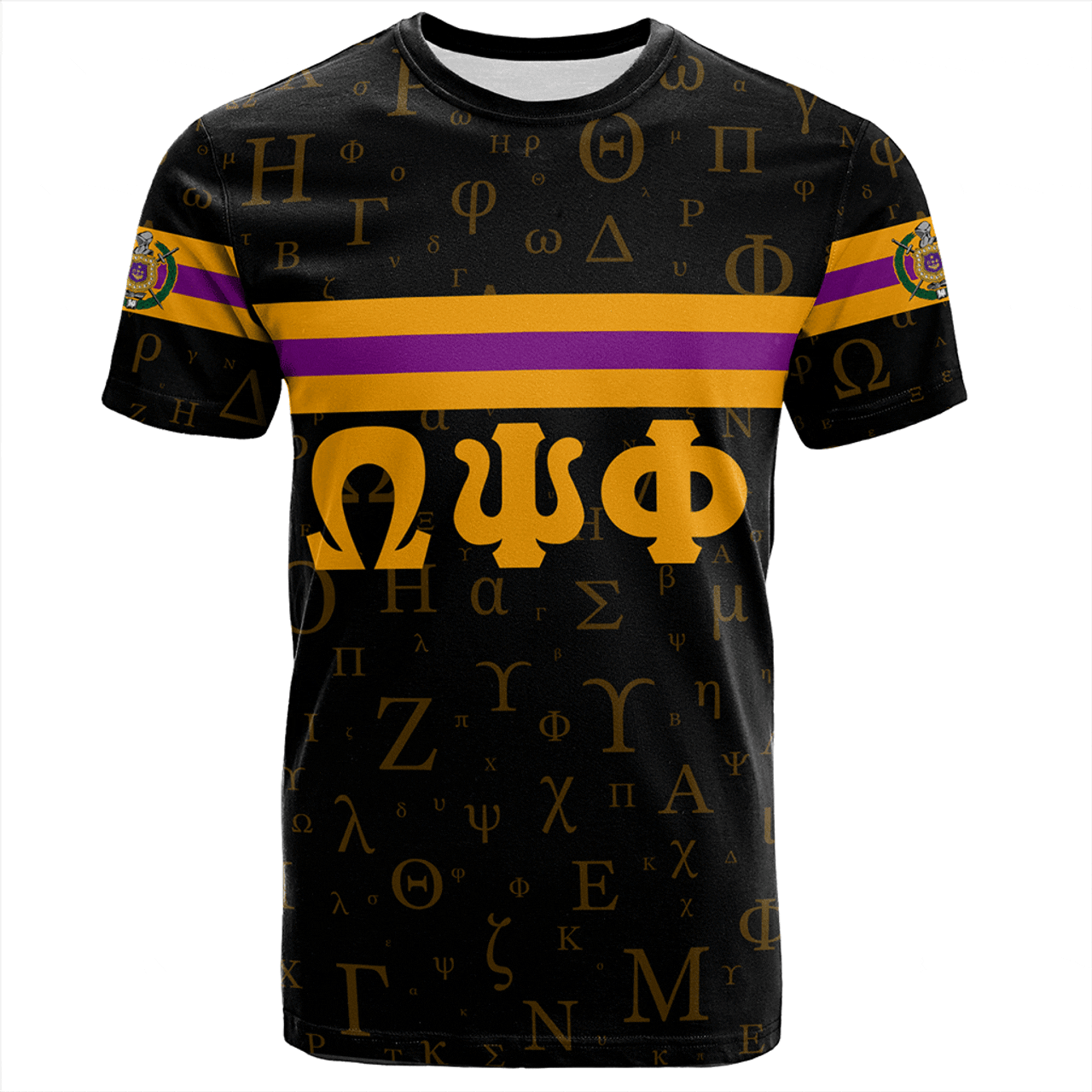 Omega Psi Phi T-Shirt Alphabet Style