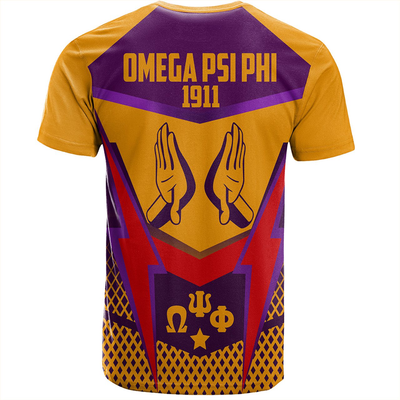 Omega Psi Phi T-Shirt Logo Thunder Style