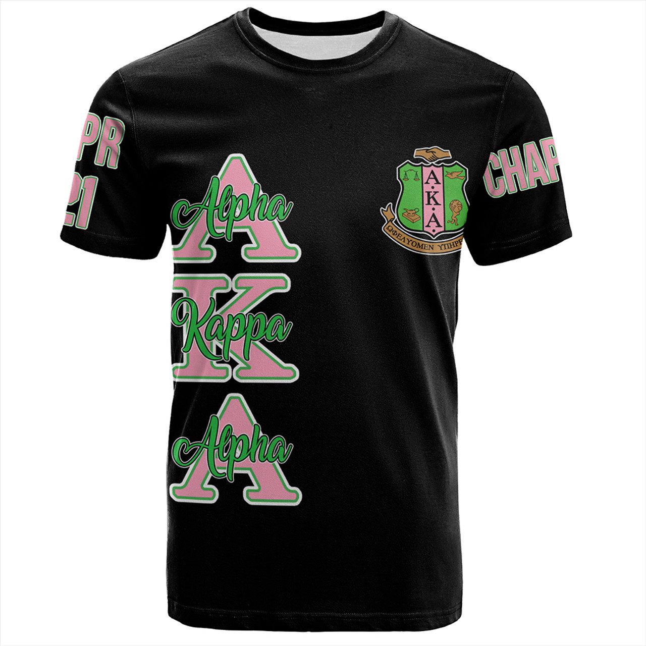 Alpha Kappa Alpha T-Shirt Custom Letter Style