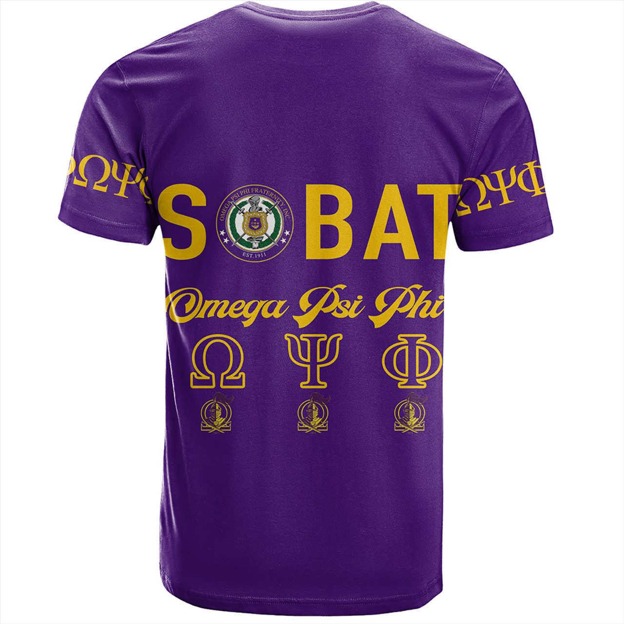 Omega Psi Phi T-Shirt Purple OPP Style