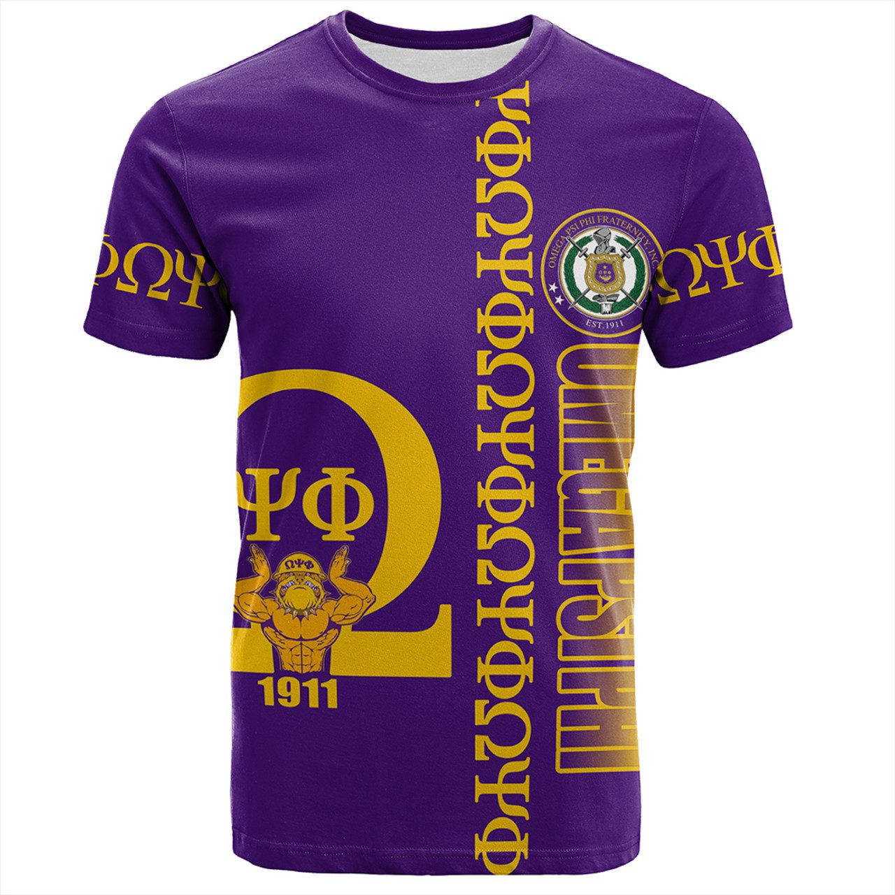 Omega Psi Phi T-Shirt Purple OPP Style