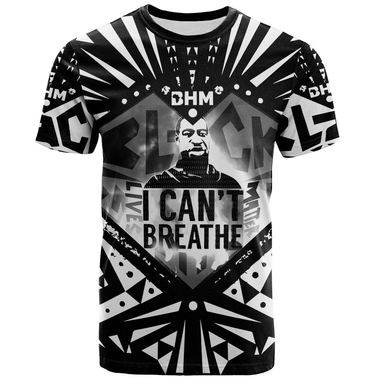 African Black History Month T-shirt – “I Can’t Breath” In Memory of George Floyd T-shirt