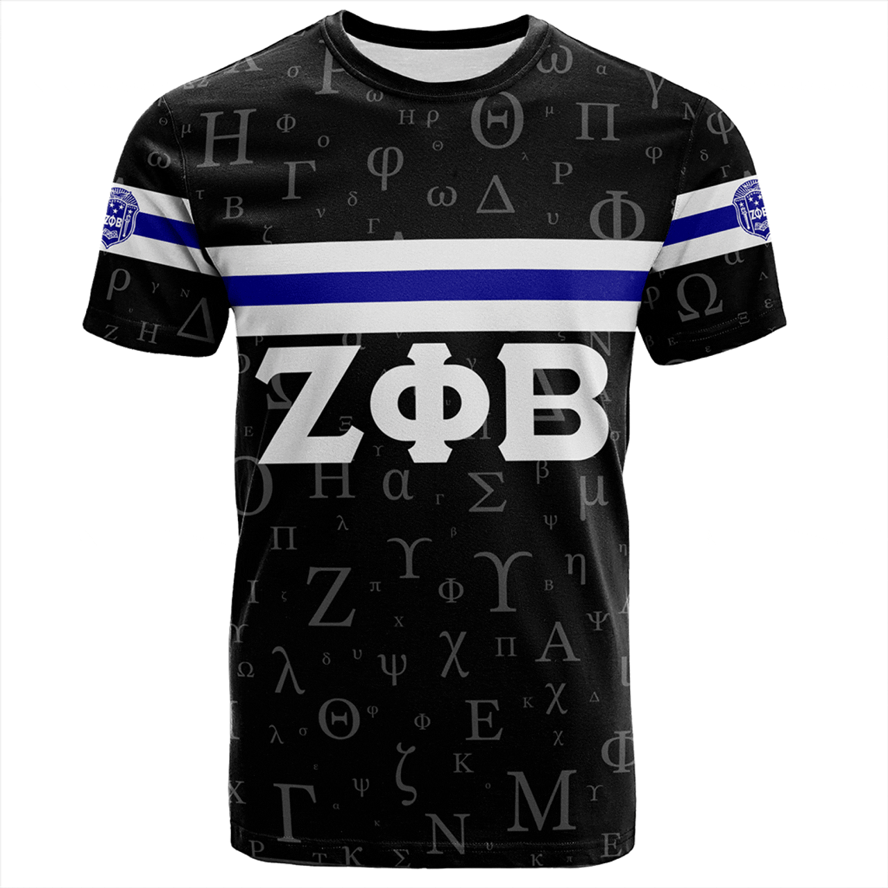 Zeta Phi Beta T-Shirt Alphabet Style