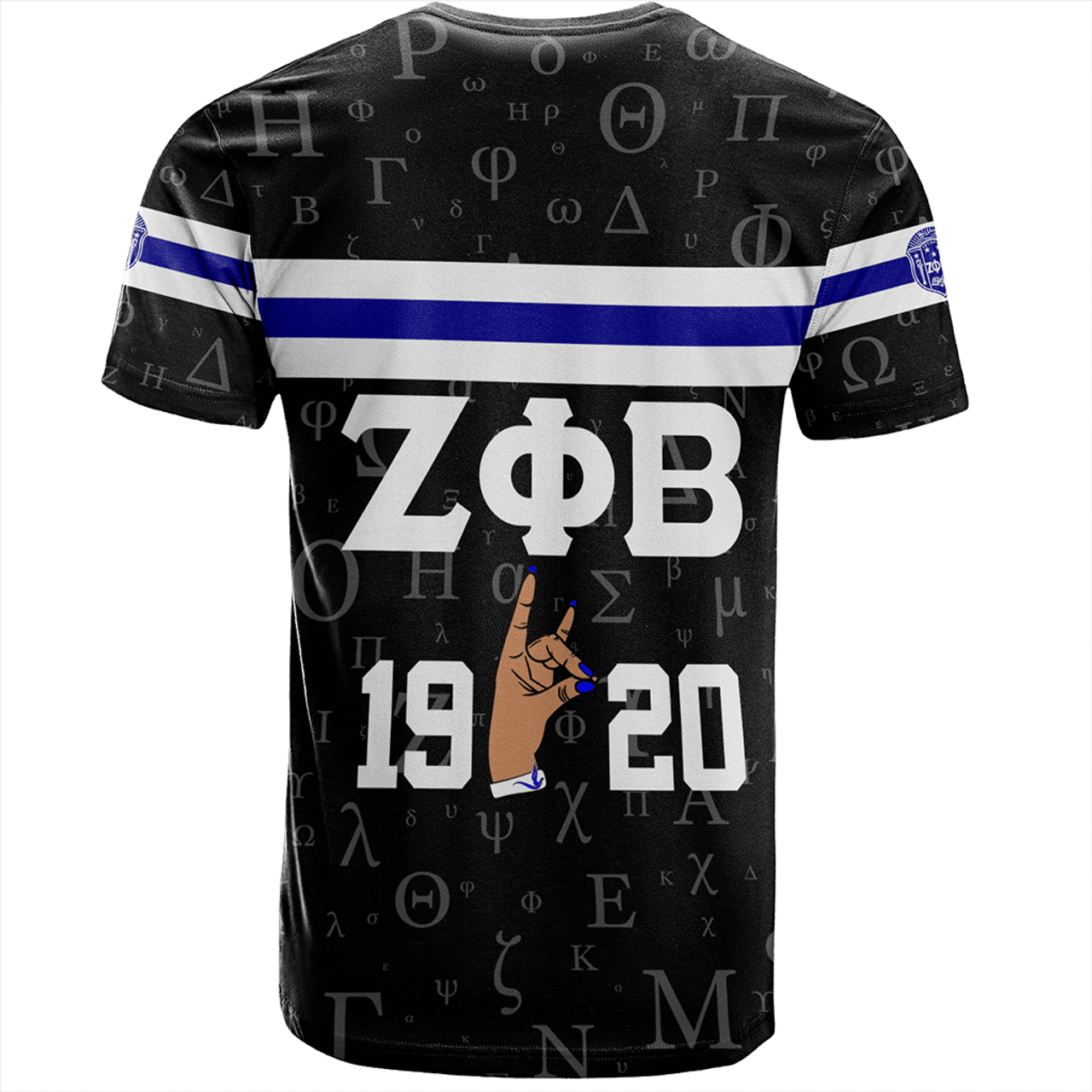 Zeta Phi Beta T-Shirt Alphabet Style