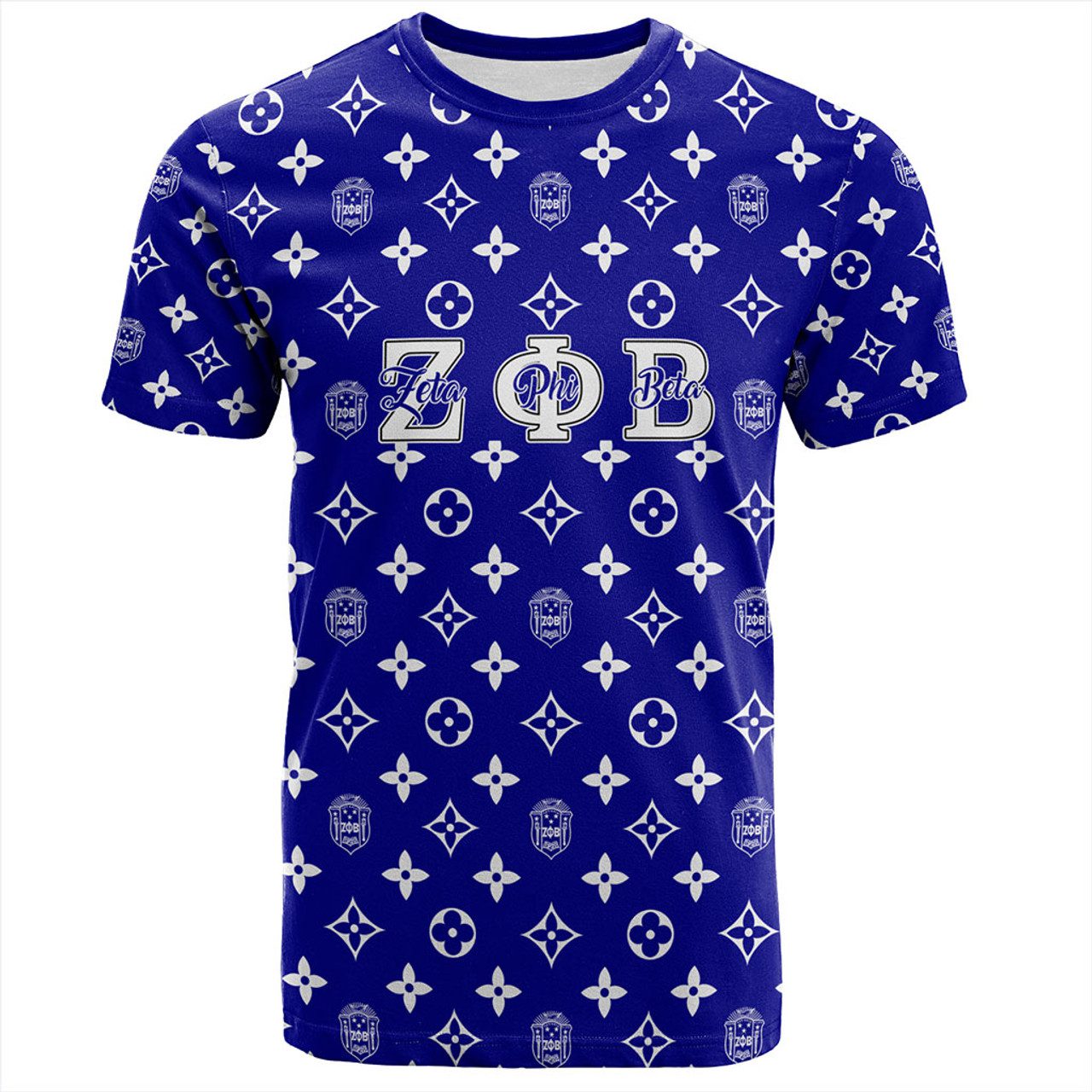 Zeta Phi Beta T-Shirt LouisV Pattern