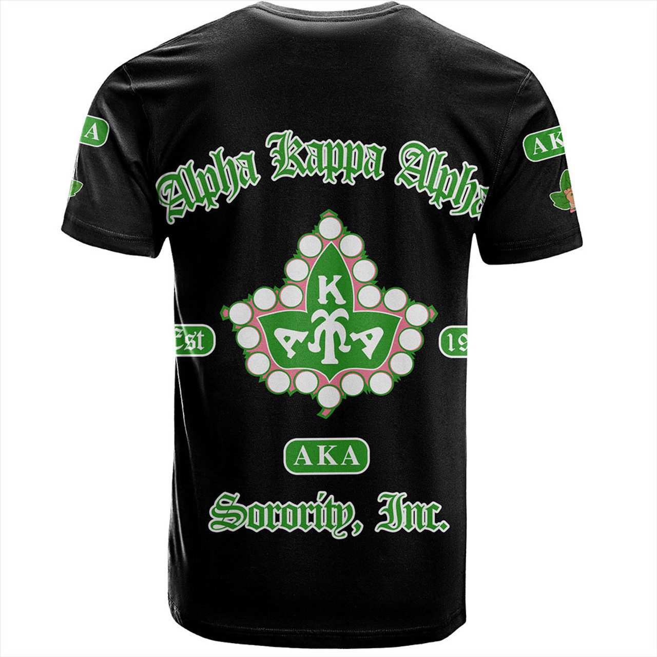 Alpha Kappa Alpha T-Shirt Sorority Pearl And Ivy Leaf