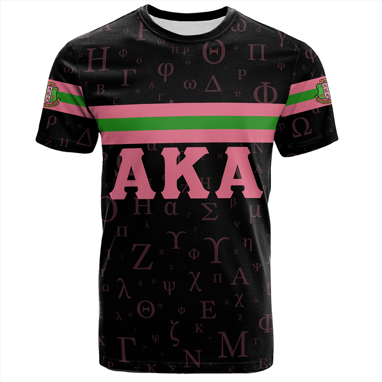 Alpha Kappa Alpha T-Shirt Alphabet Style
