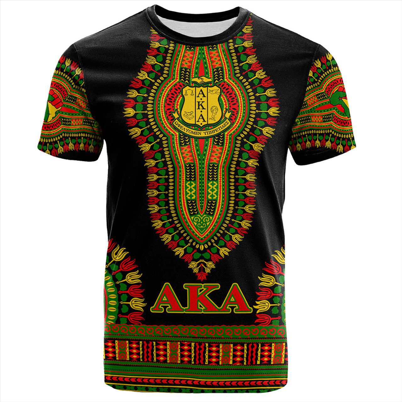 Alpha Kappa Alpha T-Shirt Dashiki Juneteenth