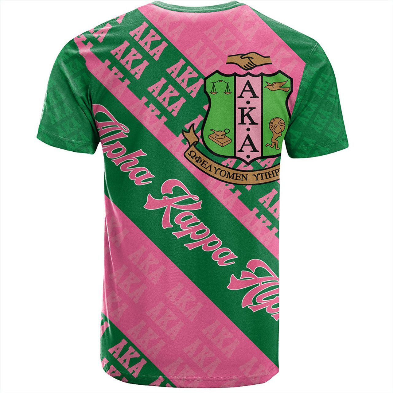 Alpha Kappa Alpha T-Shirt Greek AKA Pattern