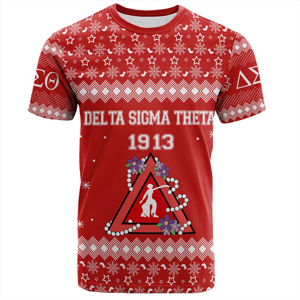 Delta Sigma Theta T-Shirt Christmas Greek Life