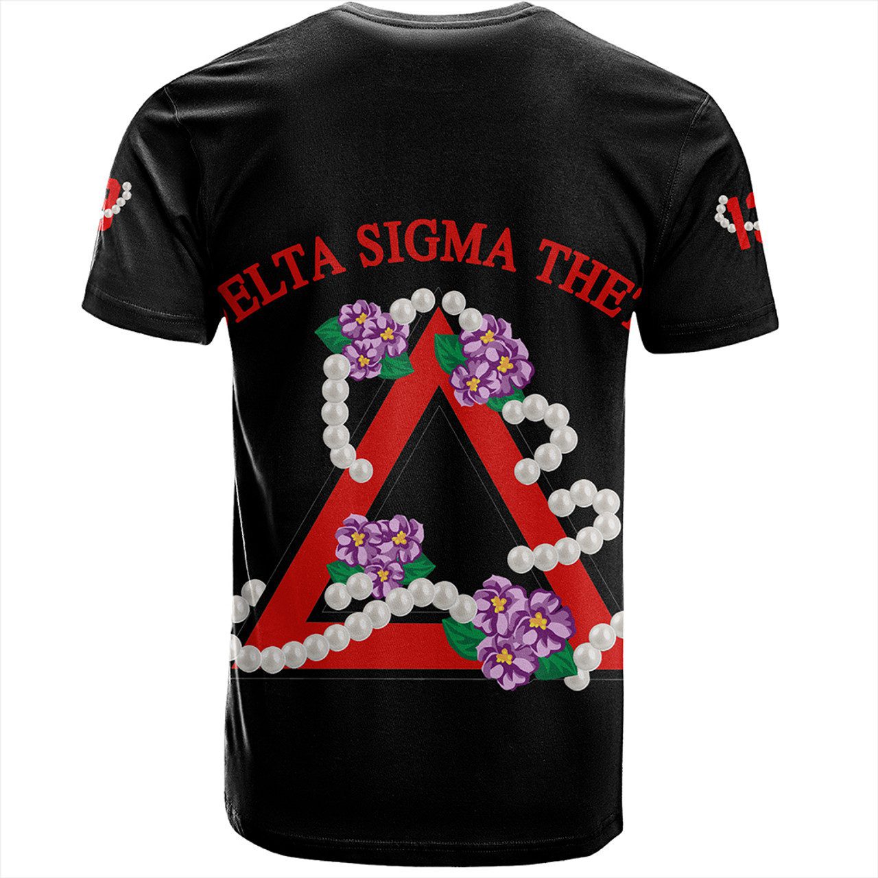 Delta Sigma Theta T-Shirt Pearls