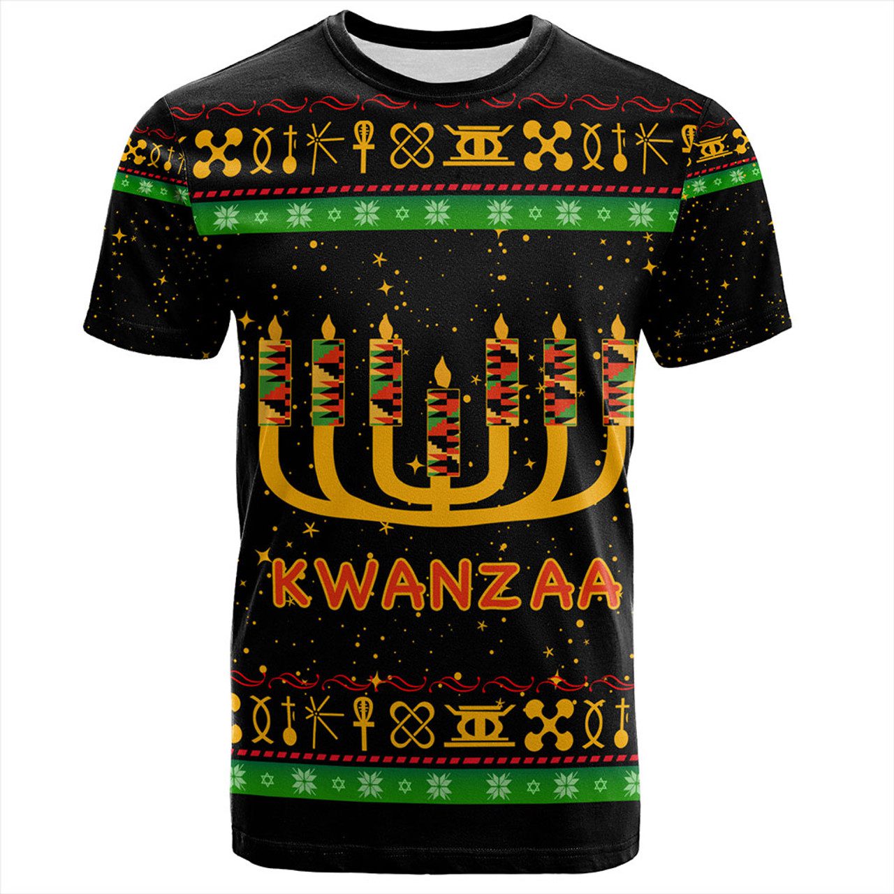 Kwanzaa T-Shirt Africa Culture Pattern Christmas