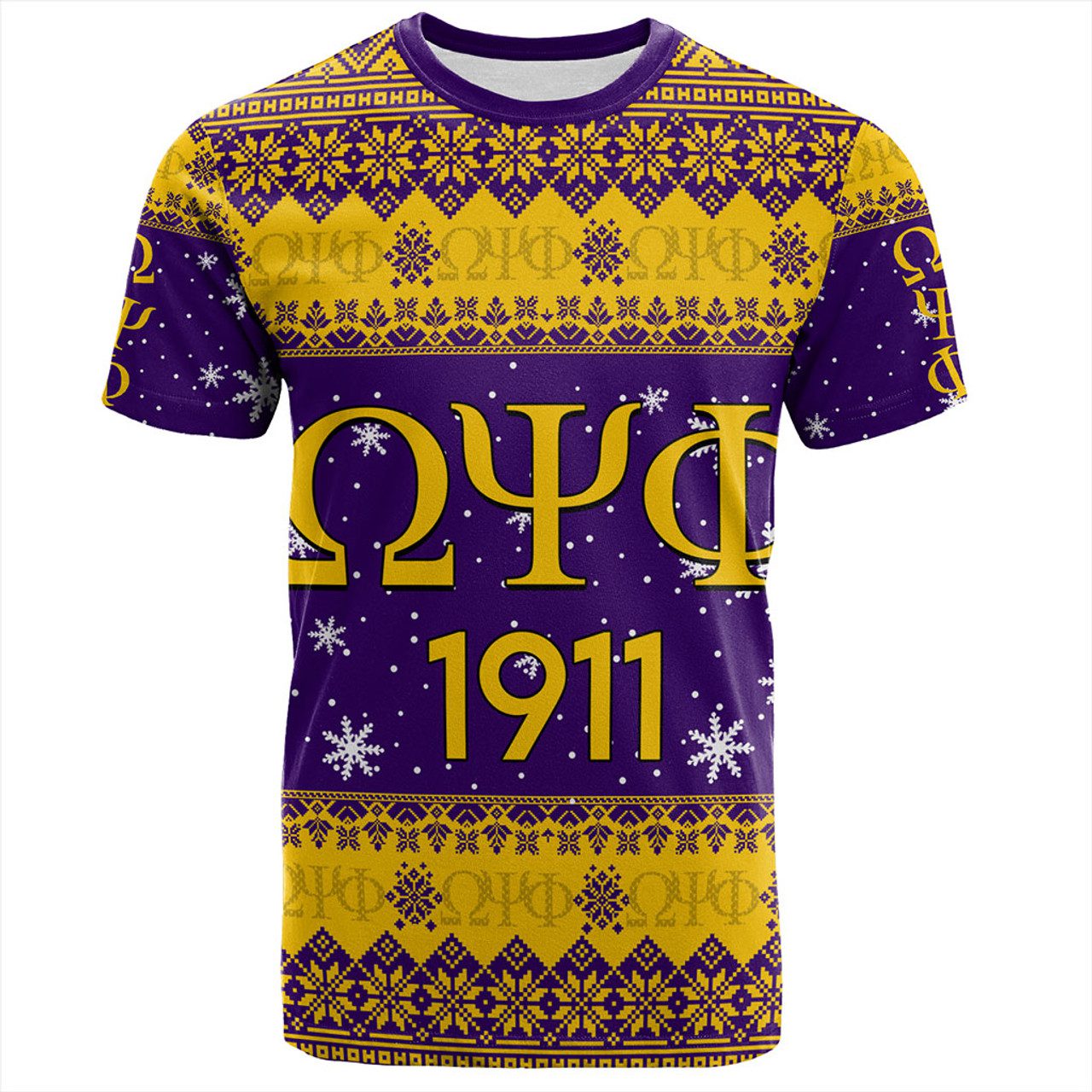 Omega Psi Phi T-Shirt Fraternity Inc Christmas