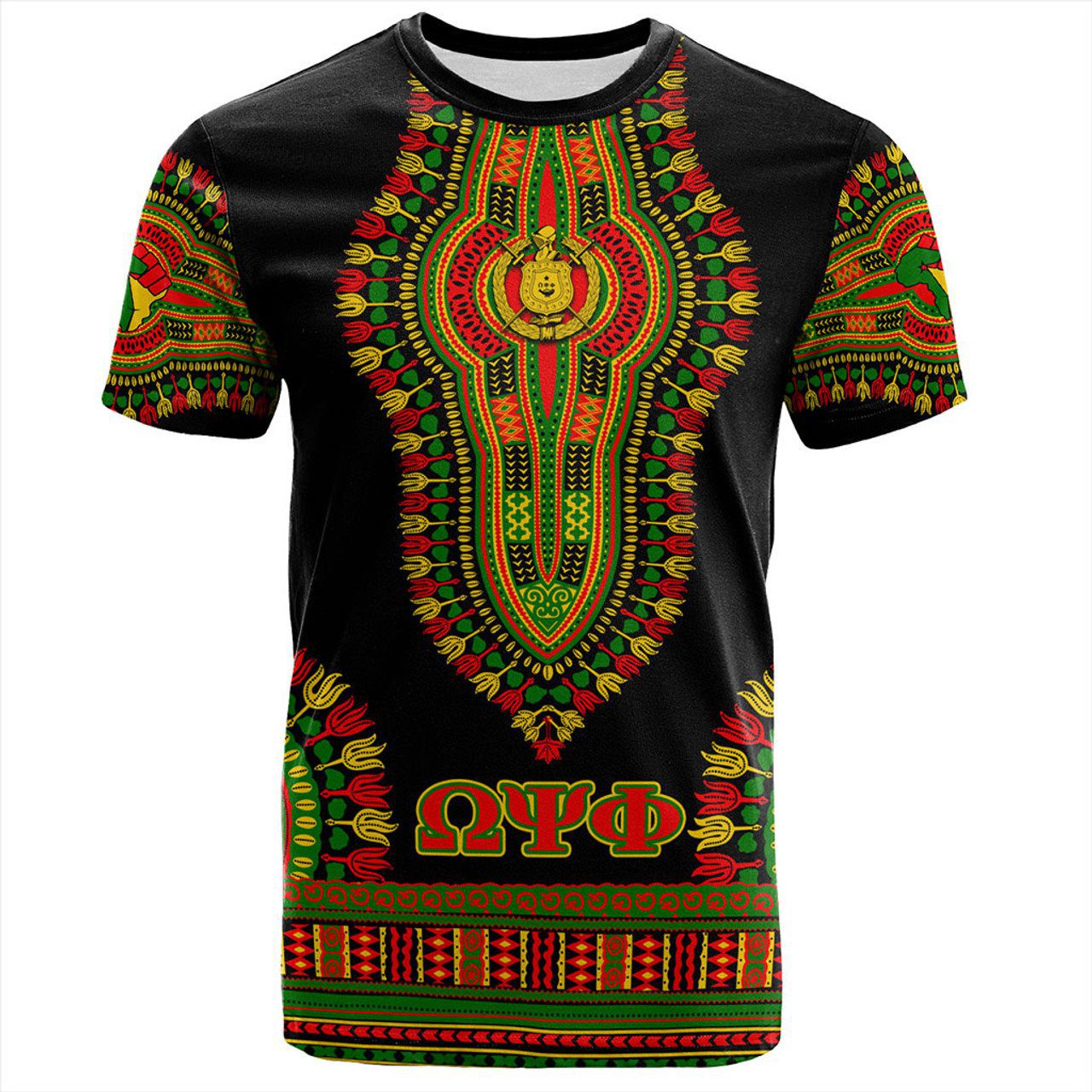 Omega Psi Phi T-Shirt Dashiki Juneteenth