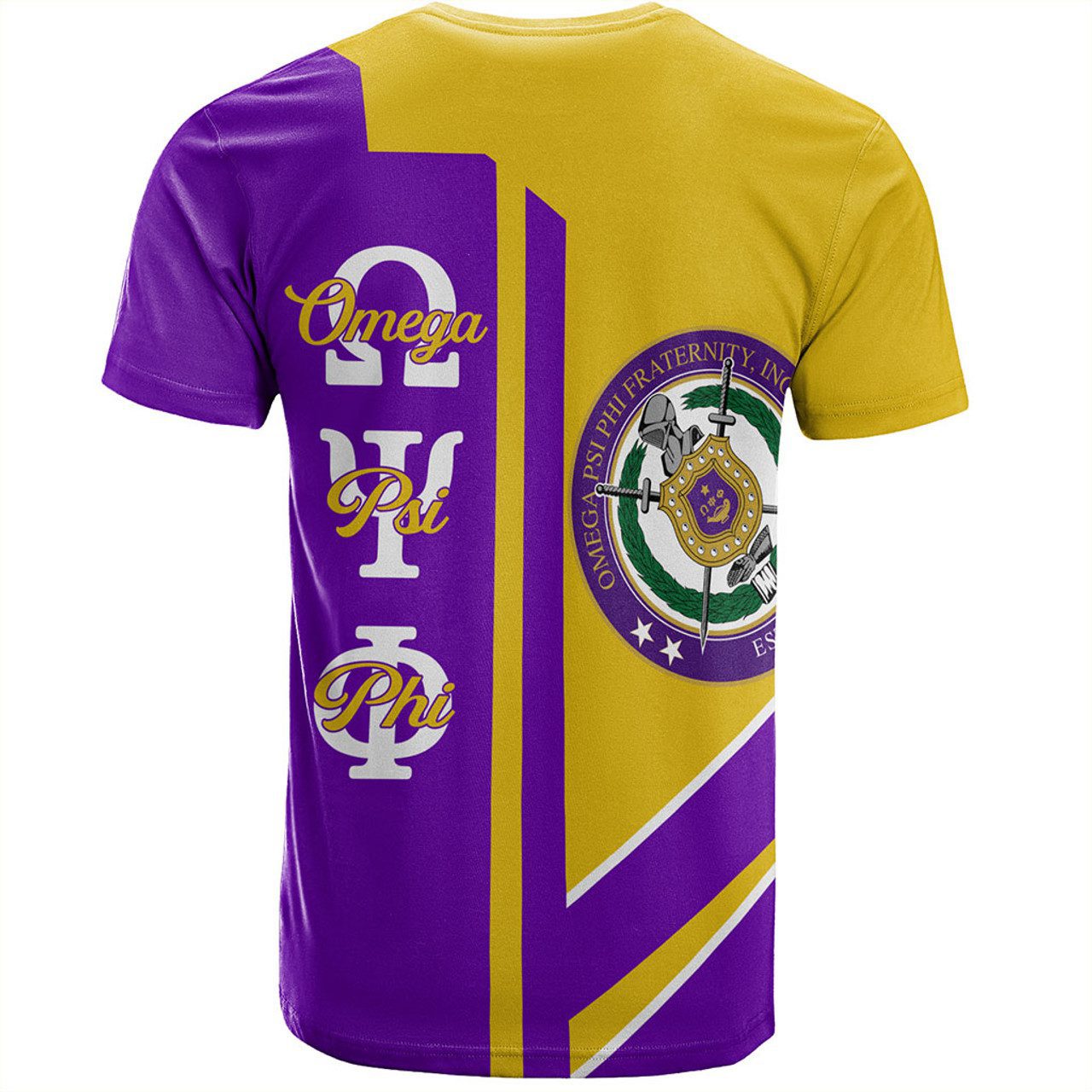 Omega Psi Phi T-Shirt Half Concept