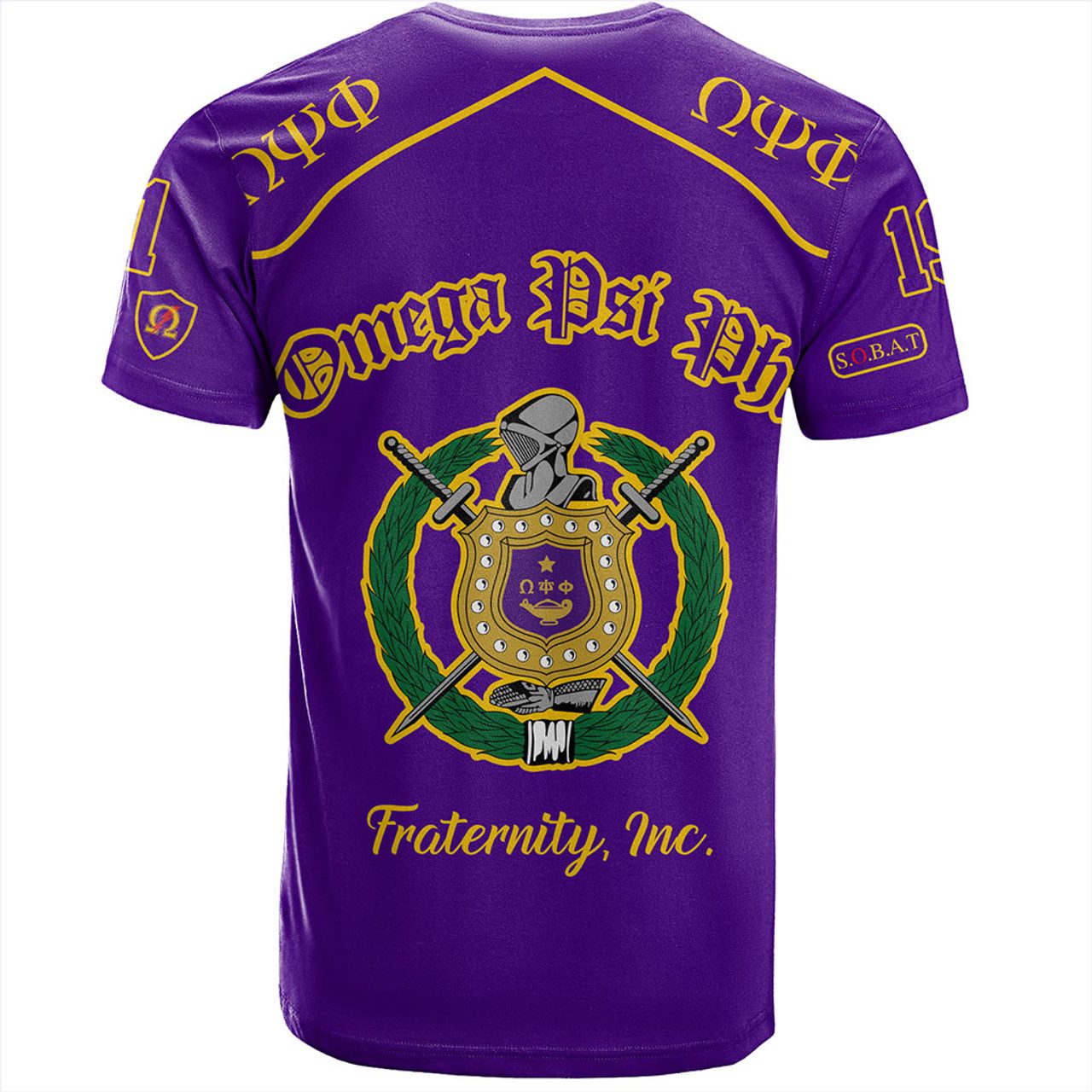 Omega Psi Phi T-Shirt Greek Fraternity Style