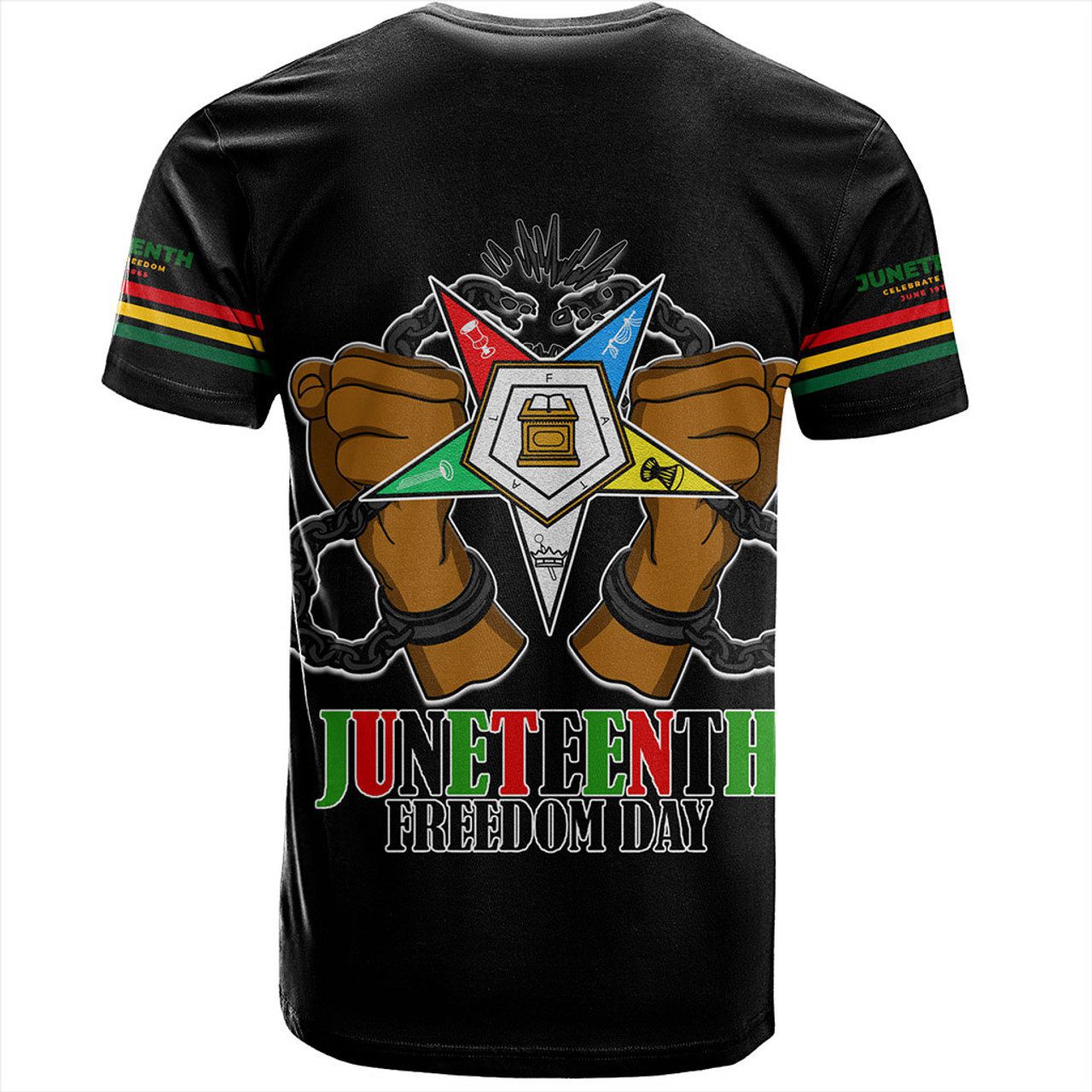 Order of the Eastern Star T-Shirt Juneteenth Chain Freedom Day