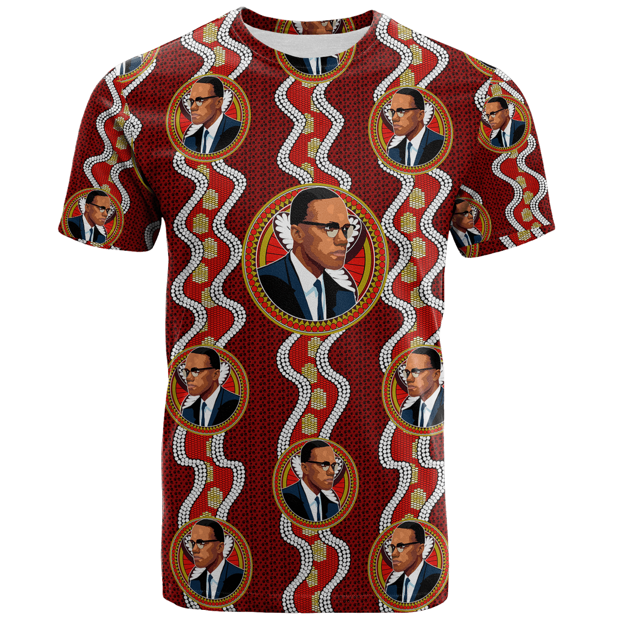 Africa T-Shirt Malcolm X Fabric