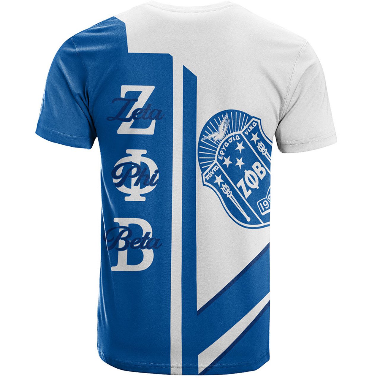 Zeta Phi Beta T-Shirt Half Concept