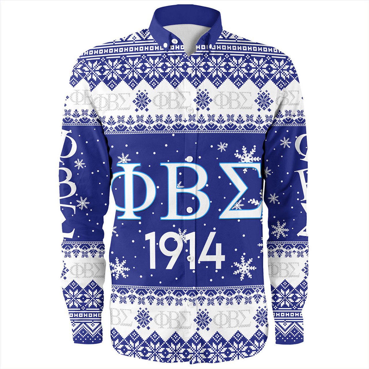 Phi Beta Sigma Long Sleeve Shirt Fraternity Inc Christmas