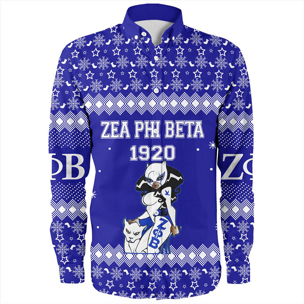 Zeta Phi Beta Long Sleeve Shirt Christmas Greek Life